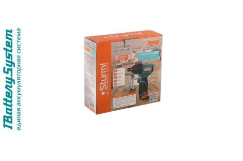 Аккумуляторный Винтоверт  Sturm SD1212BL 1BatterySystem12V-Tehinstrument