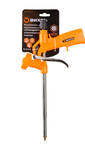 Пистолет для монтажной пены "СТАНДАРТ" пластмассовый корпус Вихрь-Tehinstrument