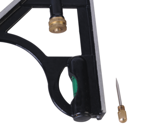 Угольник многофункциональный, 300 мм, уровень, транспортир, чертилка,  Sturm-Tehinstrument