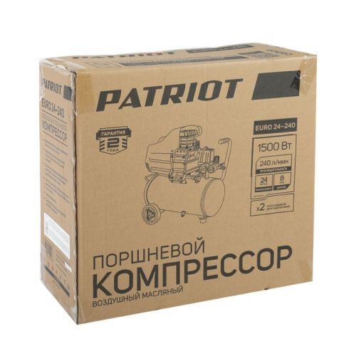 Компрессор поршневой масляный Patriot EURO 24-240-Tehinstrument