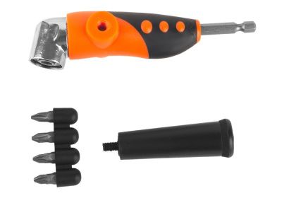 Адаптер для бит УГЛОВОЙ, УСКОРЯЕТ РАБОТУ НА 50%, 4 биты 25мм PH2,  Sturm-Tehinstrument