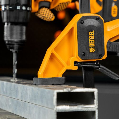 Струбцина F-образная, быстрозажимная, 300 х 80 мм, усиленный нейлоновый корпус Denzel-Tehinstrument