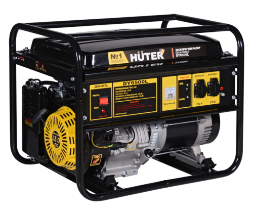 Портативный бензогенератор HUTER DY6500L-Tehinstrument