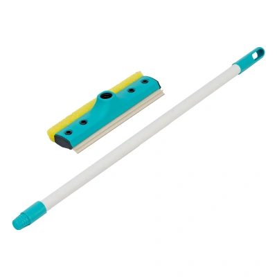 Щетка-окномойка с водосгоном, пластиковый черенок, 640х220 мм, Home Palisad-Tehinstrument