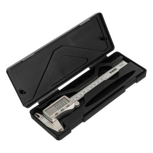 Штангенциркуль, 150 мм, электронный, большой дисплей, с глубиномером Denzel-Tehinstrument