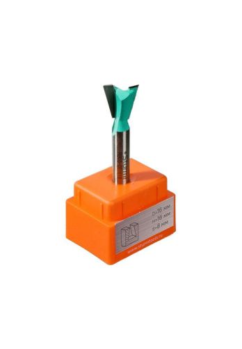 Фреза пазовая "ласточкин хвост" dxhxl 16x16x56 мм, хв.8  Sturm-Tehinstrument