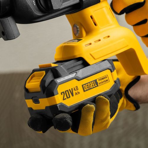 Бесщеточный аккумуляторный перфоратор Denzel RHH-BL-20-28, 3 Дж, Li-Ion, 20 В-Tehinstrument