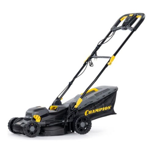 Газонокосилка эл. CHAMPION EM3414 (1,4 кВт травосб. 35л ширина 340мм 20-70мм, 10,7кг)-Tehinstrument