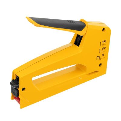 Степлер мебельный, алюминиевый корпус, тип 53, 6-14 мм, тип 300, 15 мм, тип 500, 15 мм Denzel-Tehinstrument