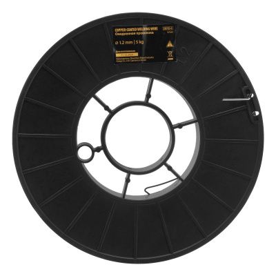 Омедненная проволока ER70S-6, диам. 1,2 мм, 5 кг, диам. катушки D200 Denzel-Tehinstrument
