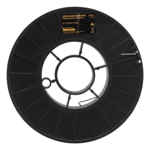 Омедненная проволока ER70S-6, диам. 1,2 мм, 5 кг, диам. катушки D200 Denzel-Tehinstrument