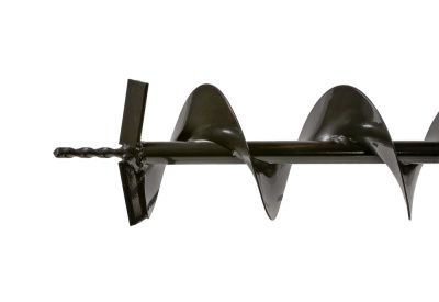 Шнек для грунта, диаметр 200 мм, длина 800, под вал 20мм, одинарная спираль, ПРОМО-Tehinstrument