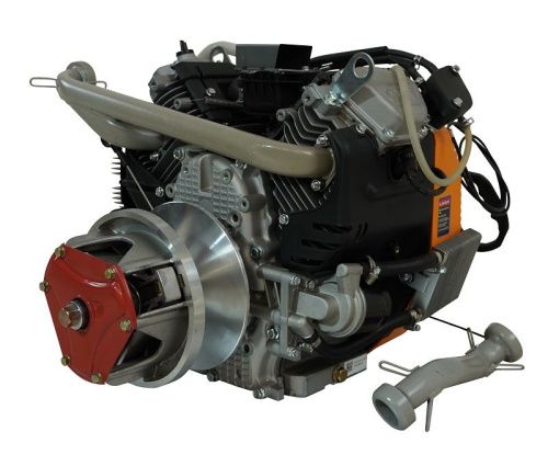 Двигатель Lifan LF2V80F-A (4500), 29 л.с. D25 20А (вариатор+провода+выхлопн система) на Буран-Tehinstrument