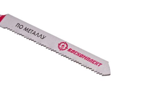 Пилки для лобзика по металлу T218A, 5 шт, 76х50мм, шаг зуба 1,2мм, тонкий фигурный рез, HSS, БОЕКОМПЛЕКТ-Tehinstrument