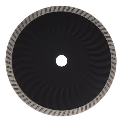 Диск алмазный отрезной DENZEL Турбо, ф230 х 22.2 мм, сухой рез, HWD92, турбированная рабочая часть, круг, 731140-Tehinstrument