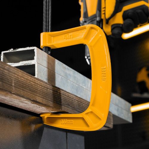 Струбцина G-образная, усиленная, 100 мм Denzel-Tehinstrument