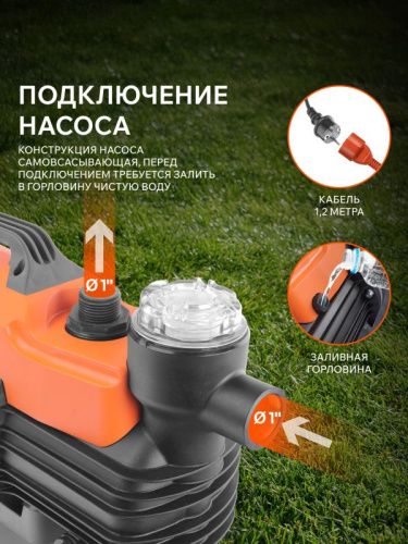 Насос поверхностный Patriot R 1100 LCD-Tehinstrument