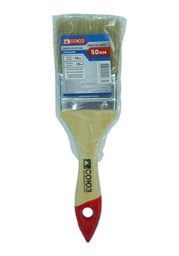 Кисть плоская Standard 2" (50 мм), натуральная щетина СОЮЗ-Tehinstrument