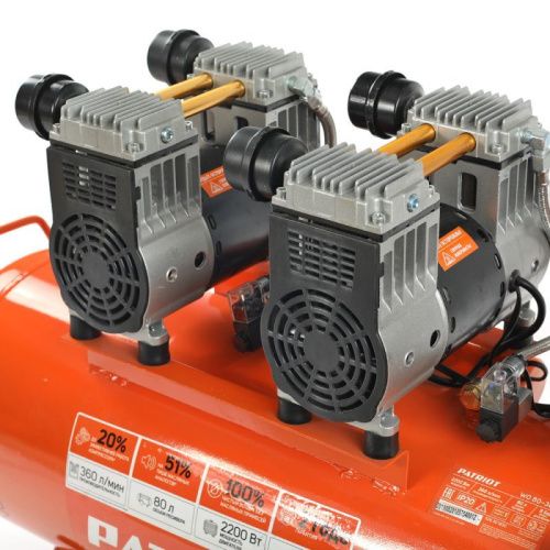 Компрессор поршневой безмасляный Patriot WO 80-360-Tehinstrument