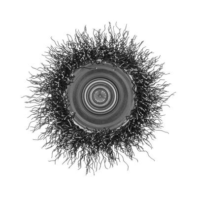 Щетка для дрели, 50 мм, Чашка, со шпилькой, нержавеющая витая проволока Denzel-Tehinstrument