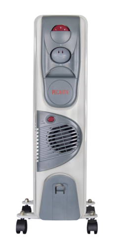 Масляный радиатор РЕСАНТА ОМ-12НВ с вентилятором-Tehinstrument