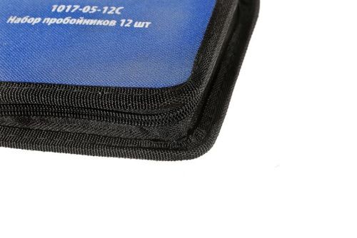1017-05-12СНабор пробойников 12 шт, 3,0-19,0  мм, СОЮЗ-Tehinstrument