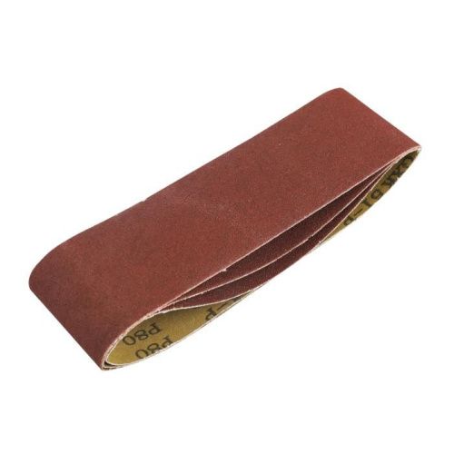 Лента абразивная (75х533мм, Р80, 3 шт.), Patriot-Tehinstrument