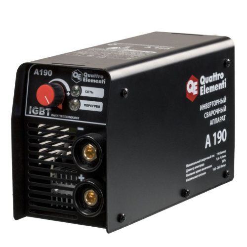 Аппарат электродной сварки, инвертор QUATTRO ELEMENTI A 190-Tehinstrument