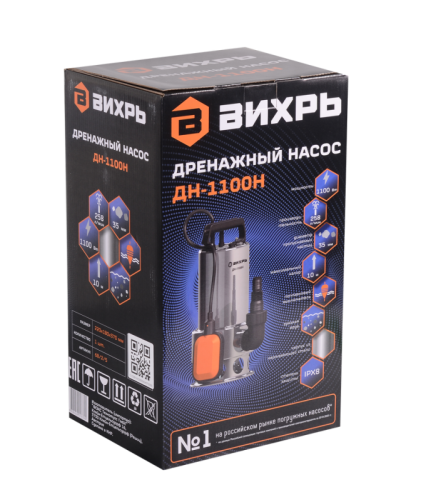 Дренажный насос Вихрь ДН-1100Н-Tehinstrument