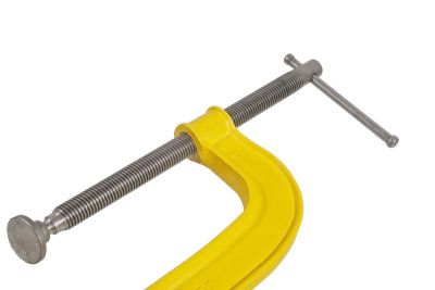 Струбцина G-образная, 200 мм / 8", чугун, оксидированный винт, hanskonner-Tehinstrument