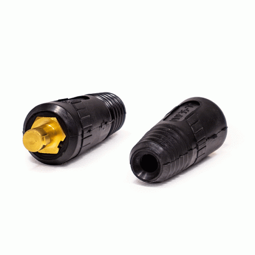 Разъем на сварочный кабель 35-50 MMQ, 21мм, папа, Aurora-Tehinstrument