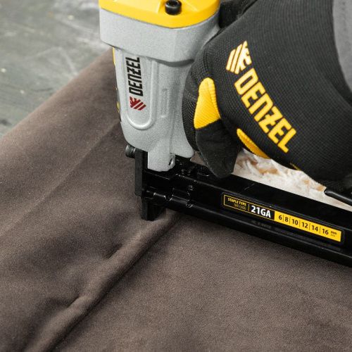 Скобы 21GA для пнев. степл., 8мм, шир. - 0,95мм, тол. - 0,6мм, шир. скобы - 12,8мм, 5000шт Denzel-Tehinstrument