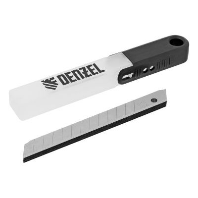 Лезвия, 9 мм, сталь SK5 - 0,4 мм, 10 штук Denzel-Tehinstrument