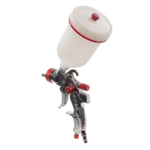 Краскопульт пневматический QUATTRO ELEMENTI с верхним бачком 600 мл, сопло 1,4 мм, HVLP, р сопло 1,4 мм, HVLP, разъем EURO, Профи-Tehinstrument