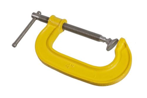 Струбцина G-образная, 100 мм / 4", чугун, оксидированный винт, hanskonner-Tehinstrument