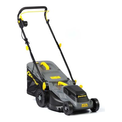 Газонокосилка эл. CHAMPION EM3816 (1,6 кВт пласт.+ткань травосб. 42л ширина 380мм 30-75мм, 11,3кг)-Tehinstrument