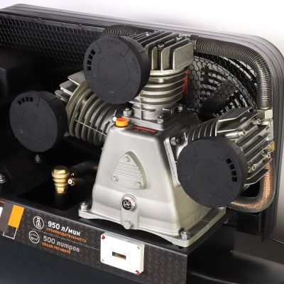 Компрессор поршневой ременной PATRIOT KRX 950 L500 D-Tehinstrument