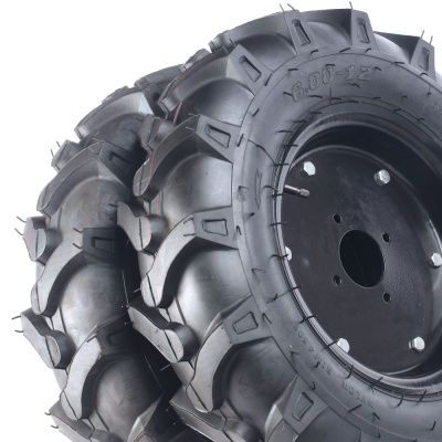 Пневматические колеса для мотоблока с диском P6.00-12D Patriot (пневмоколеса 6.00-12D)-Tehinstrument