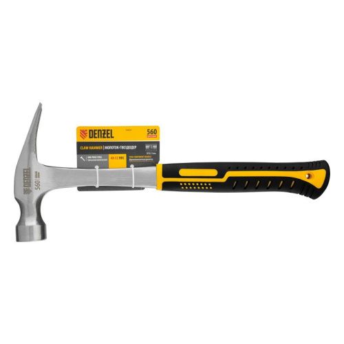 Молоток-гвоздодер Denzel 560 г-Tehinstrument