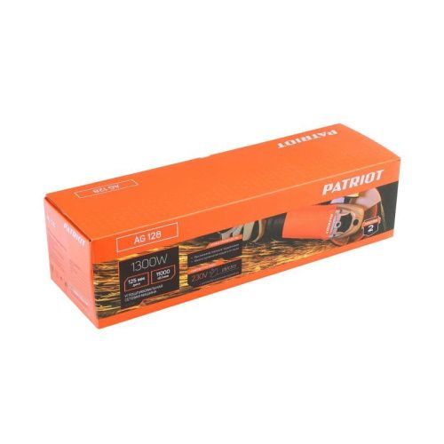 Машина углошлифовальная (УШМ) PATRIOT AG 128-Tehinstrument