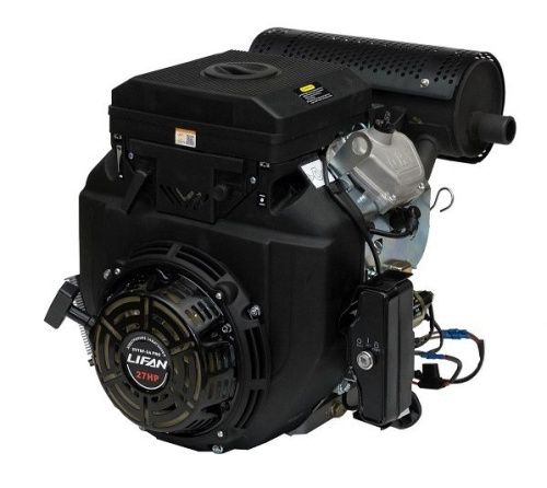 Двигатель Lifan LF2V78F-2A PRO(New), вал ?25мм, катушка 3 Ампера, датчик давл./м, м/рад-р, ручн.+электр. запуск-Tehinstrument