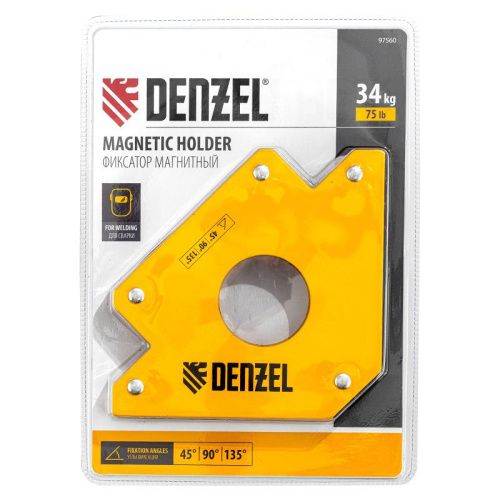 Фиксатор магнитный для сварочных работ усилие 75 LB Denzel-Tehinstrument