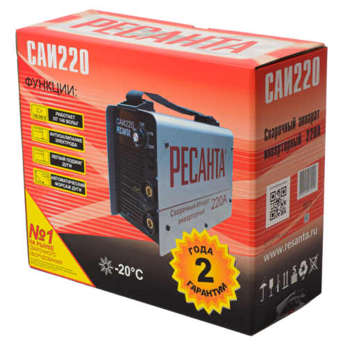 Сварочный аппарат инверторный Ресанта САИ 220-Tehinstrument
