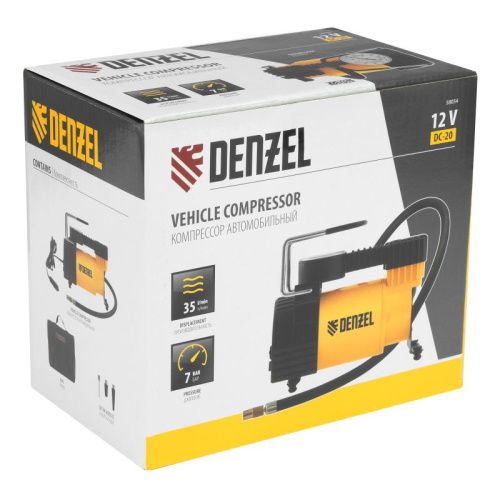 Компрессор автомобильный Denzel DС-20-Tehinstrument