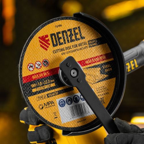 Круг отрезной по металлу, 180 х 1,8 х 22,2 мм, WA46TBF// Denzel-Tehinstrument