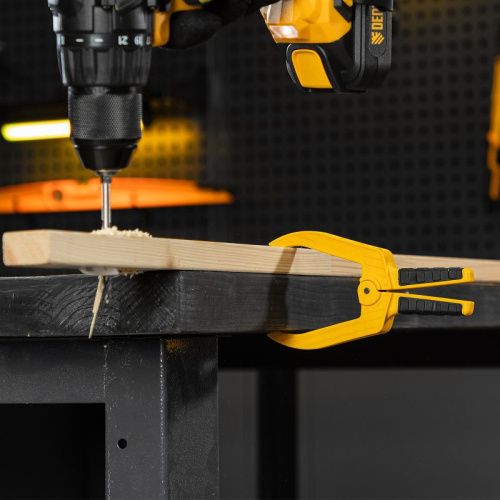 Струбцина клещеобразная, удлиненная Denzel 50 х 80 мм-Tehinstrument