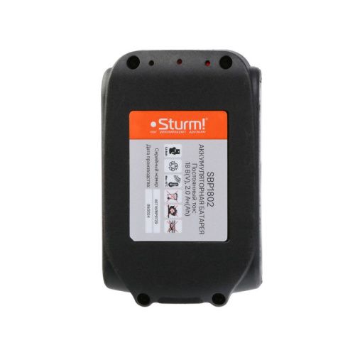 SBP1802 аккумулятор  Sturm, 18В, 1BatterySystem, 2.0Ач-Tehinstrument