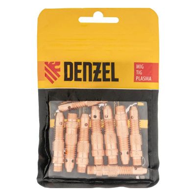 Держатель цанги для электрода 2мм, 2,4мм, 3,2 мм, 10 шт Denzel-Tehinstrument