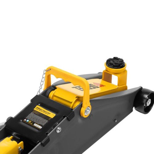 Домкрат гидравлический подкатной с фиксатором, 2,8 т, 135-385 мм Denzel-Tehinstrument