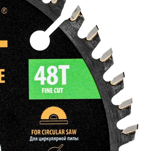 Пильный диск по ламинату ф140 х 20 мм, 48 зубьев Denzel-Tehinstrument